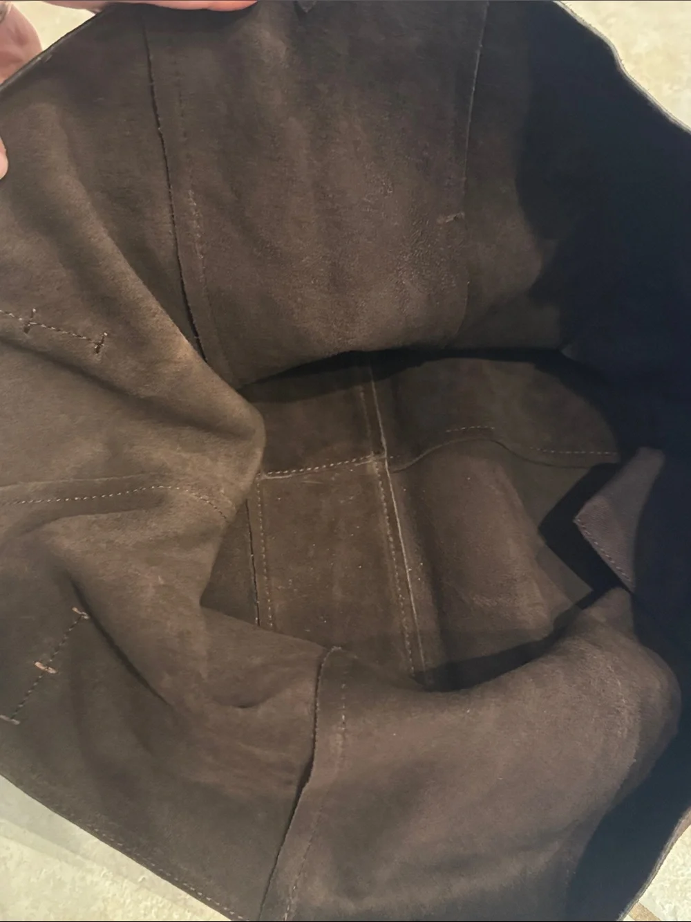 Mango sleek suede